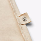 ABELLIN, organic t-shirt for disabled children - Sand Beige (snap button at the waist)