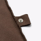ABEL Long Sleeve T-shirt for disabled children - Chocolate Brown (snap button at the waist)