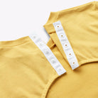 ABEL T-shirt for disabled children - Curry Yellow (snap buttons at the neck)